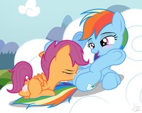 pony porn bda cutie mark crusaders friendship magic little pony rainbow dash scootaloo niggerfaggot porn all make http generalzoi deviantart art mlp fim creator beta ccb