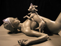 tinkerbell nude arthistory popart danieledwards paris hilton autopsy