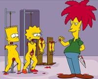 lisa simpson hentai dab bart simpson lisa sideshow bob simpsons wolverine artist