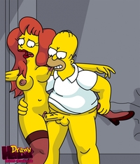 simpson hentai bdd adf acb drawn hentai homer simpson mindy simmons simpsons