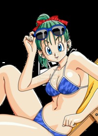 bulma naked bulma lineart colour prinzvegeta art color