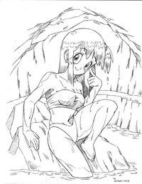 bulma naked pre dragonball bulma bikini shoxxe art