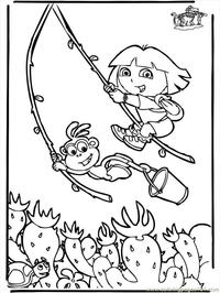 dora the explorer porn coloring pages dora explorer doratheexplorer mgpur walking page free