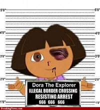 dora the explorer porn pictures dora explorer mugshot funny comments illegal immigrant