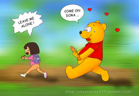 dora the explorer porn dora explorer pooh sexytoons winnie crossover