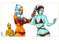 ahsoka porn aayla secura ahsoka tano bullyart shelf porn anakin star wars clone fan art