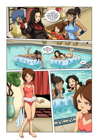 avatar porn comic anime cartoon porn avatar legend korra comic girls night out photo