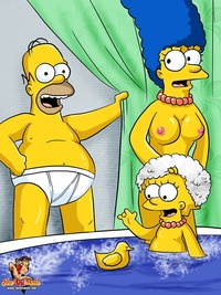marge and lisa simpson porn marge simpson simpsons drawn hot porn homer