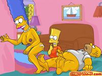 marge simpson naked cartoon simpsons lesbian