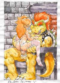 princess peach hentai bowser dcd bcef bowser koopa mariano princess peach super mario bros