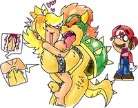 princess peach hentai bowser media original bowser koopa mario princess peach super bros