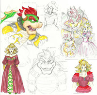 princess peach hentai bowser pre bowsers peaches ibeewitched kisd morelikethis collections