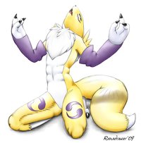 renamon porn pre renamon scream colored renadrawer art