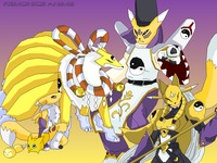 renamon porn digimon renamon evo emeraldsora art kyubimon taomon