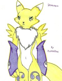 renamon porn digimon tamers renamon misterrivas kfw rika