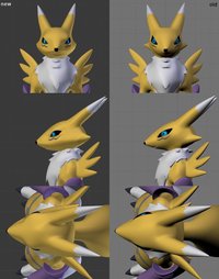 renamon porn renamon head rework lordofdragons hjd art