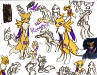 renamon porn renamon doodles argentalazuli art