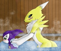 renamon porn renamon impmon bath color impkat anti porn deviantart