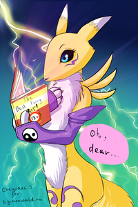 renamon porn renamon against artbook takefive kun art