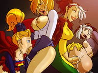 supergirl porn futanari power girl fucking supergirl rogue shoogerbare