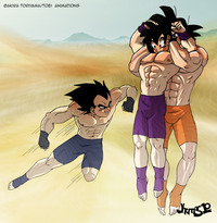 dragon ball z chi chi porn wolfpack fight saiyans training gohan versus goku vegeta beating dragon ball kai shounen muscle dbkai jhemos