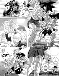 dragon ball z comic porn comic gay dbz yaoi doujinshi gokuxvegeta gohanxtrunks naked training desert dragon ball kai trials