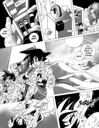 dragon ball z comic porn comic gay dbz yaoi doujinshi gokuxvegeta gohanxtrunks naked training desert dragon ball kai entry