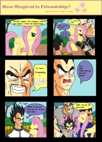 dragon ball z comic porn photos original comic crossover dragon ball fluttershy nappa vegeta little pony friendship magic