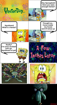 spongebob porn pics funny pictures auto comics squidward hentai