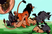 lion king porn nala data show banzai disney feline female feral fæces hyena