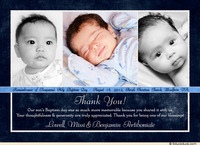 simpcest catalog three photo baptism thanks navy blue medium verse