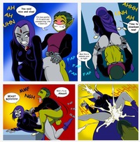 teen titans porn comic beast boy dcau raven teen titans comic selrock