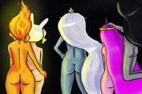 adventure time porn fcce adventure time fionna human girl flame princess ice queen marceline bubblegum tagme fangdangler