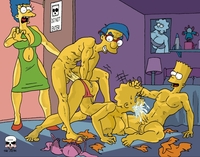 bart and marge fuck bart simpson lisa marge milhouse van houten fear simpsons