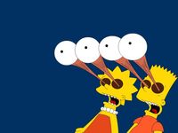 bart and marge fuck wallpapers bart lisa eyes popout wallpaper simpsons