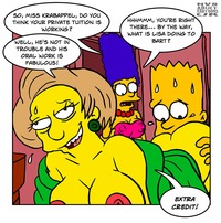 bart and marge fuck rule fee bart simpson edna krabappel marge simpsons nev