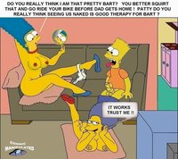 bart and marge fuck bart simpson cosmic marge patty bouvier simpsons rule paheal