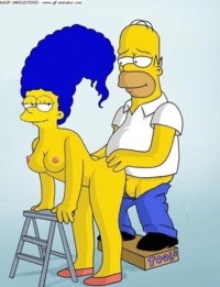 homer and marge bondage marge simpson simpsons animated homer monday getting down dirty