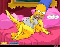 homer and marge bondage wmimg simpsons comic marge cartoon homer sexy toons