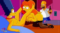 homer and marge bondage marge simpson simpsons homer mindy simmons