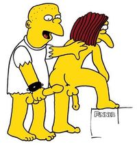 homer and marge bondage cartoon simpsons andnot