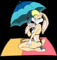 lola bunny xxx pre lola bunny beach babe pussycatdall art