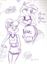 lola bunny xxx minerva mink lola bunny happysunglass mco art