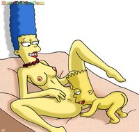 marge porn simpsons marge shows love hentai