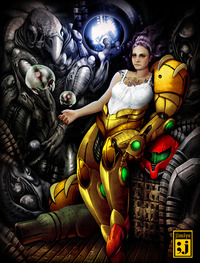 samus aran porn comic samus aran portrait jimiyo art