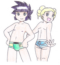 topless powerpuff girls eeeba bubbles buttercup kaoru matsubara miyako gotokuji powerpuff girls achthenuts