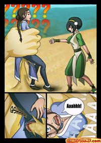 avatar the last airbender porn comic bda avatar last airbender katara toph bei fong comics toons entry