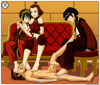 avatar the last airbender toph nude cadf aang avatar last airbender mai suki tenzen toph bei fong