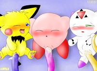 digimon porn fbc facf calumon digimon kirby nintendo pichu pokemon