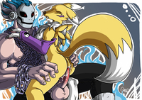 digimon porn dfc digimon renamon skullmeramon